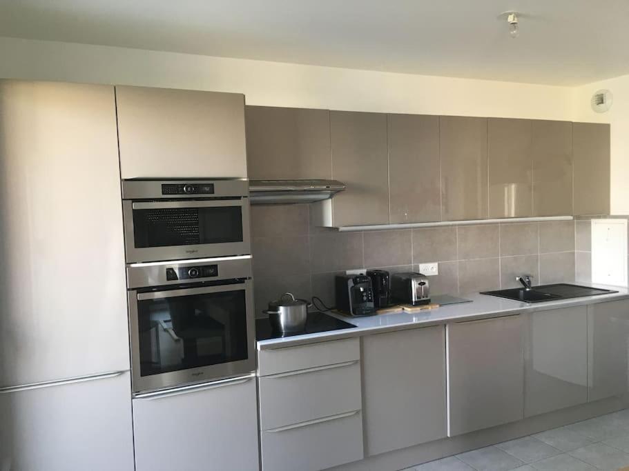 Appartement 87 M2 - 3 Chambres - 6 Personnes - Proche Paris - Parking Gratuit อานีแย-ซูร์-แซน ภายนอก รูปภาพ
